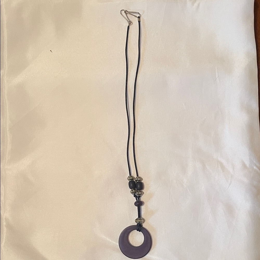 Purple Pendant Necklace